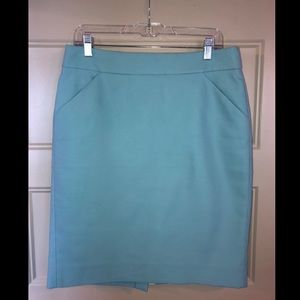 J. Crew - “The Pencil Skirt” - Sky Blue